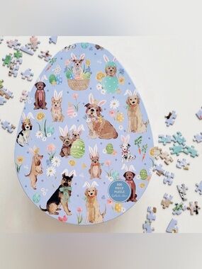 Hoppy Tails Easter Puzzle- 500 Piece Puzzle